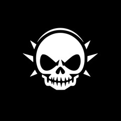 Obraz premium Skull - High Quality Vector Logo - Vector illustration ideal for T-shirt graphic