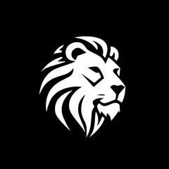 Fototapeta premium Lion - Minimalist and Flat Logo - Vector illustration