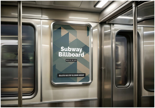 Subway Billboard Mockup 03