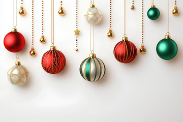 christmas decorations whit lights and bokeh