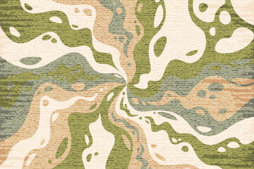 Abstract psychedelic groovy background.