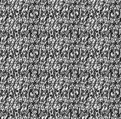 Seamless scribbles decorative modern composition pattern, modern minimalist print. 