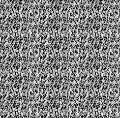 Seamless scribbles decorative modern composition pattern, modern minimalist print. 