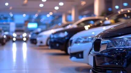 New Car Dealership Showroom - Luxury Vehicles for Sale