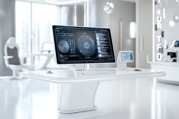 A product designer using AI to enhance ergonomic features in consumer electronics, AI ergonomic design, smart product design