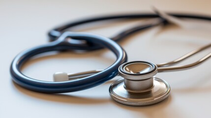 Close-up of a Stethoscope: A Symbol of Healthcare
