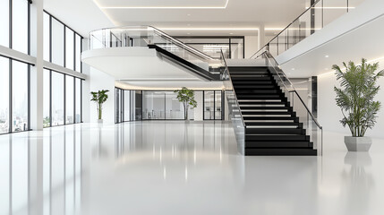 Obraz premium AI optimizing spatial layouts for interior design, maximizing space and light efficiency, AI spatial design, interior planning