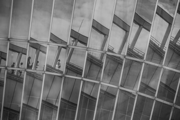 office building with windows