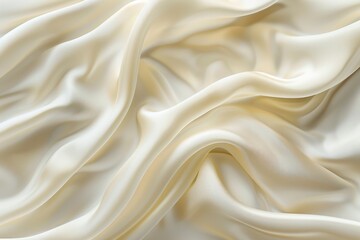 Fototapeta premium A close-up shot of pure white fabric with texture and weave visible