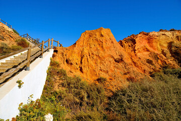 Algar Seco is a rock formation near Carvoeiro the rocks were formed over thousands of years by wind...