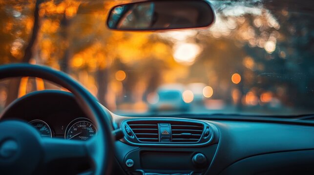Car Dashboard View