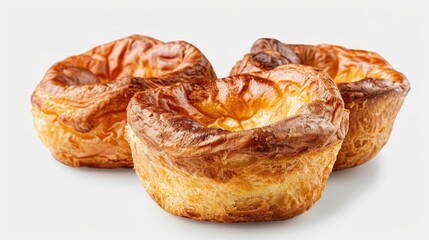 Pastry couple on white background