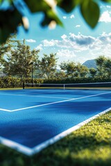 Tennis Court Landscape