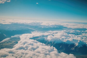 Mountain Range Aerial View