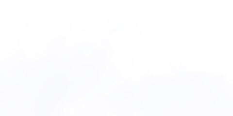 White smoke, fog, cloud or smog. Magic abstract haze, vapor border, isolated on transparent background