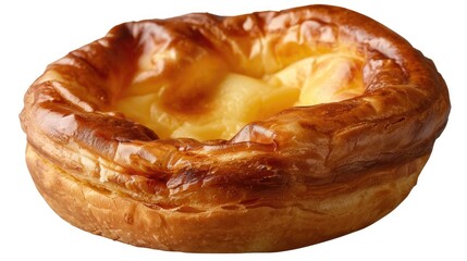 Pastry on white background