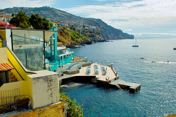 swimming at Funchal