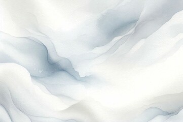 Obraz premium Abstract watercolor gradient in soft blue and gray tones with flowing shapes