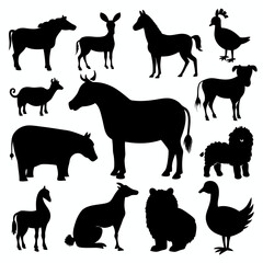 Cool animal silhouettes