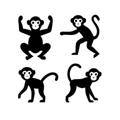 Obraz premium Cool animal silhouettes