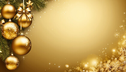 Gold Christmas Background – Luxurious and Festive Holiday Design