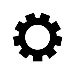 Setting icon. Gear icon symbol. Setting gear. App settings button. Vector icon illustration