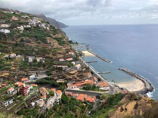 Calheta at the coast in the South of Madeira