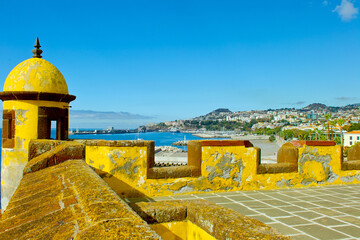 the old castle of Madeira in Funchal