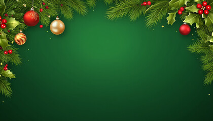 Green Christmas Background