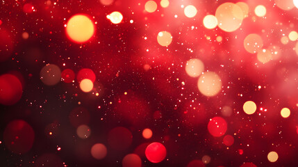 Soft Red Bokeh Background with Gentle Light Blur Effect, Warm Red Bokeh Lights for Backgrounds and Overlays, Dreamy Red Bokeh with Soft Light Glow for Digital Designs.