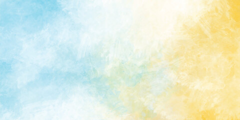 Colorful and bright watercolor background texture with grunge watercolor splashes, Watercolor background in blue pink and green colors, colorful painted background texture.