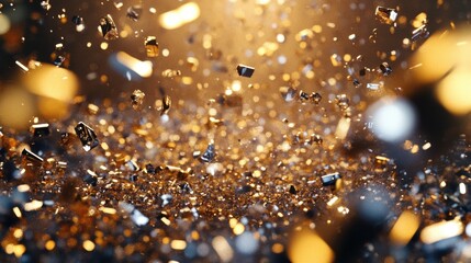 Confetti Falling from Sky