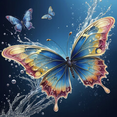 Aquatic butterflies evoke a sense of enchantment