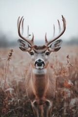 Fototapeta premium Deer in tall grass