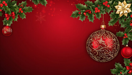 Red Christmas Background