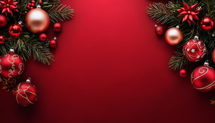 Red Christmas Background