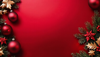 Red Christmas Background