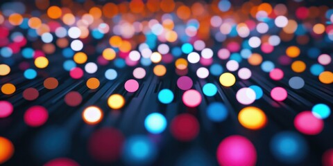 Naklejka premium Colorful light cluster