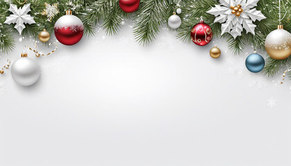 White Christmas Background &ndash; Pure and Elegant Holiday Design