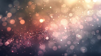 Fototapeta premium Abstract Glowing Bokeh Background - Dreamy and Magical