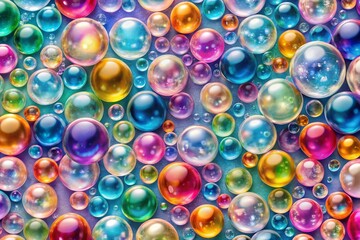 Seamless Bubble Pattern Design for Product Photography - Ideal for Textiles, Wallpaper, and Home Decor