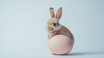 Obraz premium Bunny easter eggs