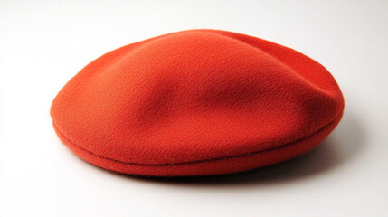 Red Wool Beret Hat   Fashion Accessory  Casual Style  Winter Warmth