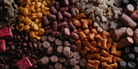 Various dog foods