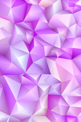 Obraz premium Vibrant abstract background featuring geometric shapes in various shades of purple