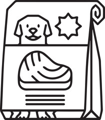 Dog icon symbol vector image illustration
