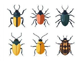 set of insects