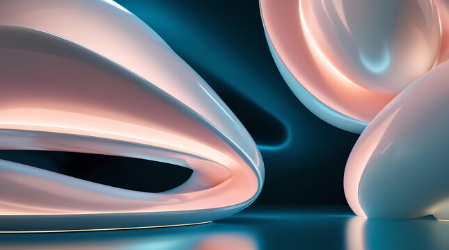 Abstract isolated 3d glossy liquid pc background wallpaper