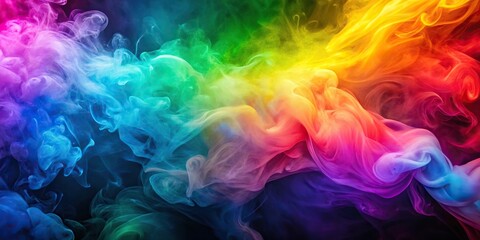 Obraz premium abstract colorful fluid background in bright colors