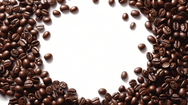 Coffee Beans Frame: A Delicious Background